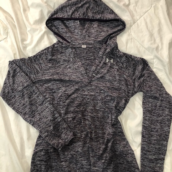 Purple Hooded Pullover - Picture 2 of 3